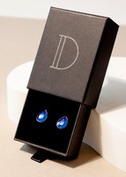 Imagen preview para Aretes Gota Royal Blue  - 2