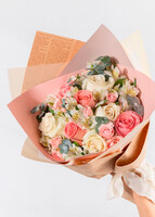 Imagen preview para Kit Cumpleaños Flor,Mini Pastel, Globo Happy Birthday y Polaroid - 5