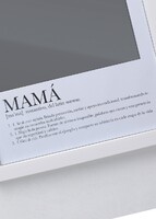 Imagen preview para Marco "Definición de Mamá" Grande en Blanco - 4