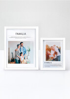 Imagen preview para Marco Familia Grande Blanco - 3
