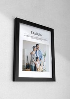 Imagen preview para Marco Familia con Ramo de Stargazer - 3