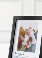 Imagen preview para Marco Familia Chico en Negro - 2
