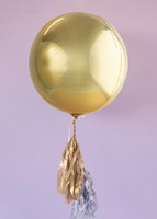 Imagen preview para Personaliza Globo Esfera Dorado - 3