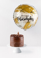 Imagen preview para Pastel Conejito Turin La Divinata con Globo Muchas Felicidades - 1