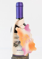Imagen preview para Pastel Florence con Flores y Vino Merlot con Distintivo Sagitario - 2
