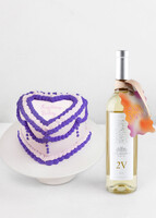 Imagen preview para Pastel Florence y Vino Blanco con Distintivo Sagitario - 1