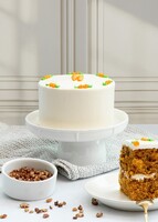 Imagen preview para Pastel Zanahoria Jeffrey con Arreglo de Gerberas y Alstroemerias  - 2