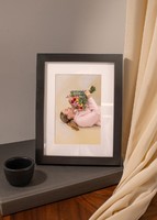 Imagen preview para Personaliza Marco Negro con Muffins y Globo - 3