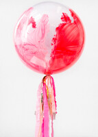 Imagen preview para Personaliza Globo Burbuja "Pink Flame" - 3