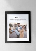 Imagen preview para Personaliza Marco Amor con 12 Rosas Rojas - 4