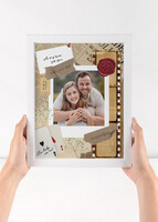 Imagen preview para Personaliza Marco Blanco Grande "Scrappbook" - 4