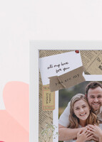 Imagen preview para Personaliza Marco Blanco Grande "Scrappbook" - 5