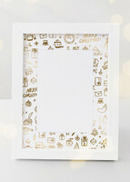 Imagen preview para Personaliza Marco Blanco chico "Espíritu Navideño" - 4