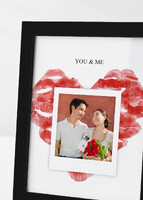 Imagen preview para Personaliza Marco Chico Negro "You And Me" - 3