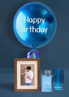 Imagen preview para Personaliza Marco con Loción Starwalker y Globo - 1