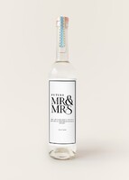 Imagen preview para Personaliza Mezcal 400 conejos con etiqueta "Mr&Mrs" - 1