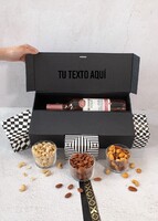 Imagen preview para Personaliza Regalo con Vino Rosado y Botanas - 1