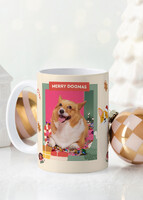 Imagen preview para Personaliza Taza Perros de Navidad “Merry Dogmas” - 1