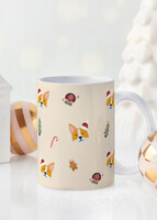 Imagen preview para Personaliza Taza Perros de Navidad “Merry Dogmas” - 2