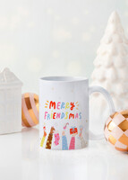 Imagen preview para Personaliza Taza Diseño "Friendsmas" 15oz - 1
