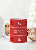Imagen preview para Personaliza Taza Diseño "Ugly Sweater" 15oz - 1