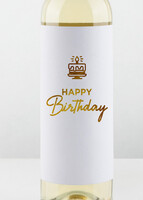 Imagen preview para Personaliza Vino 2V con Etiqueta "Happy birthday" - 5
