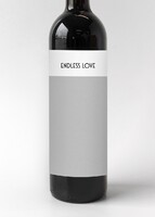 Imagen preview para Personaliza Vino 3V "Endless love" con foto - 4