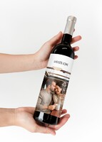 Imagen preview para Personaliza Vino 3V "Endless love" con foto - 2