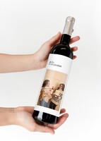 Imagen preview para Personaliza Vino 3V "Feliz Cumpleaños" con foto - 3