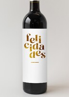 Imagen preview para Personaliza Vino 3V con etiqueta"Felicidades" - 4