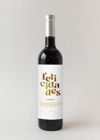 Imagen preview para Personaliza Vino 3V con etiqueta"Felicidades" - 1
