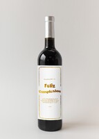 Imagen preview para Personaliza Vino 3V con etiqueta "Feliz cumpleaños" - 1