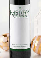Imagen preview para Personaliza Vino 3V con etiqueta "Merry Christmas"  - 4