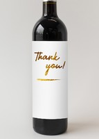 Imagen preview para Personaliza Vino 3V con etiqueta "Thank you" - 4