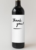 Imagen preview para Personaliza Vino 3V con Etiqueta "Thank you" - 4
