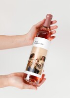 Imagen preview para Personaliza Vino Beringer "Feliz Cumpleaños" con foto - 2