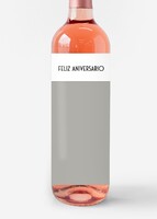 Imagen preview para Personaliza Vino Beringer "Feliz aniversario" con foto - 4