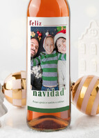 Imagen preview para Personaliza Vino Beringer con etiqueta "Feliz Navidad" - 2