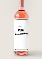 Imagen preview para Personaliza Vino Beringer con etiqueta "Feliz cumpleaños" - 4