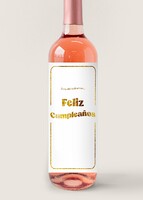 Imagen preview para Personaliza Vino Beringer con etiqueta "Feliz cumpleaños" - 4