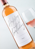 Imagen preview para Personaliza Vino Beringer con etiqueta "Happiest Birthday To You" - 1
