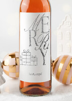 Imagen preview para Personaliza Vino Beringer con etiqueta "Merry" - 2