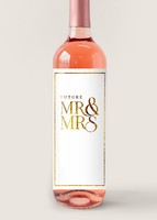 Imagen preview para Personaliza Vino Beringer con etiqueta "Mr&Mrs" - 4