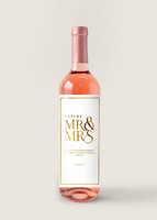 Imagen preview para Personaliza Vino Beringer con etiqueta "Mr&Mrs" - 1