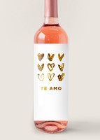 Imagen preview para Personaliza Vino Beringer con Etiqueta "Te amo" - 4