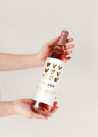 Imagen preview para Personaliza Vino Beringer con Etiqueta "Te amo" - 2