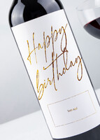 Imagen preview para Personaliza Vino Concha y Toro Merlot con etiqueta "Happy Birthday" - 1
