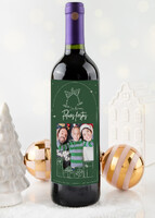 Imagen preview para Personaliza Vino Concha y Toro con etiqueta "Felices Fiestas"  - 1