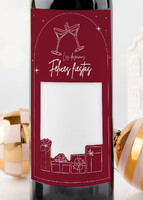 Imagen preview para Personaliza Vino Merlot Concha y Toro con etiqueta "Felices Fiestas" - 3