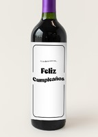 Imagen preview para Personaliza Vino concha y toro con etiqueta "Feliz cumpleaños" - 4